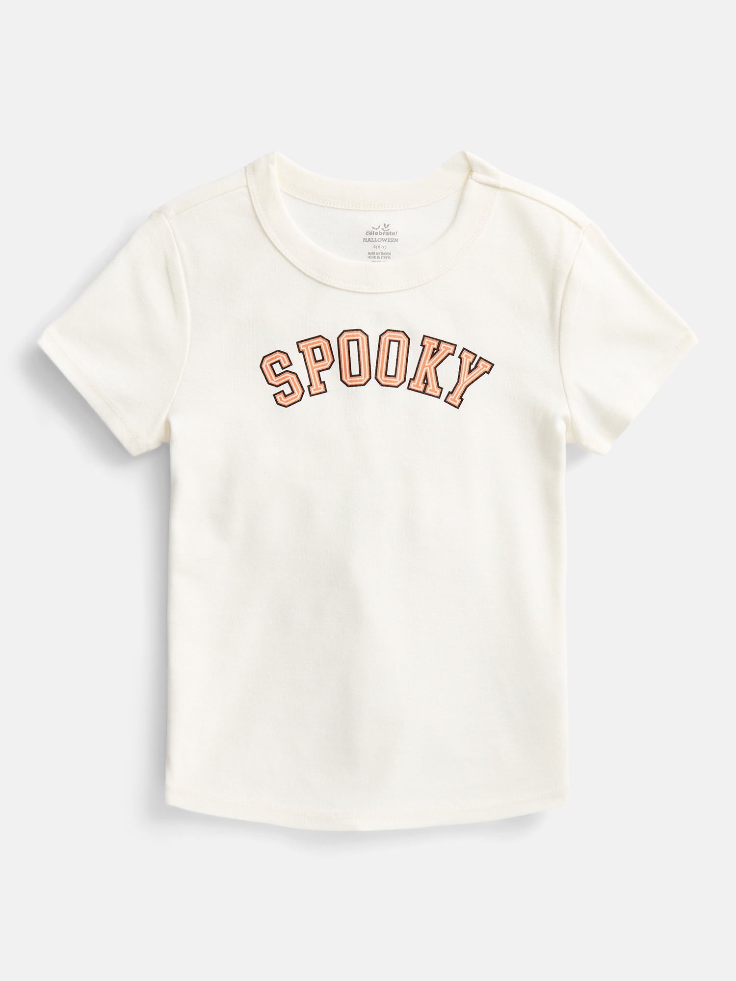 Halloween Girls Graphic Tee with Short Sleeves from Way to Celebrate, Sizes 4-18