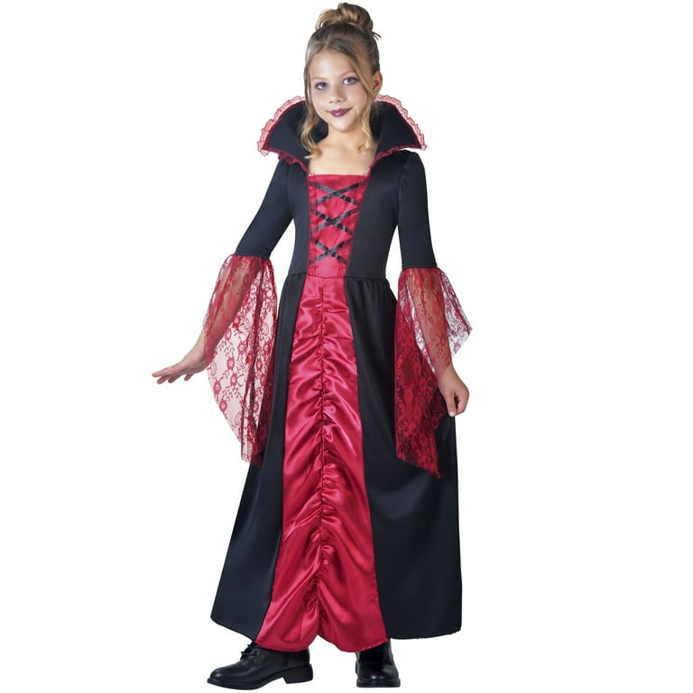 Royal Vampire Halloween Costume for Children, Girls Size S (6), by 