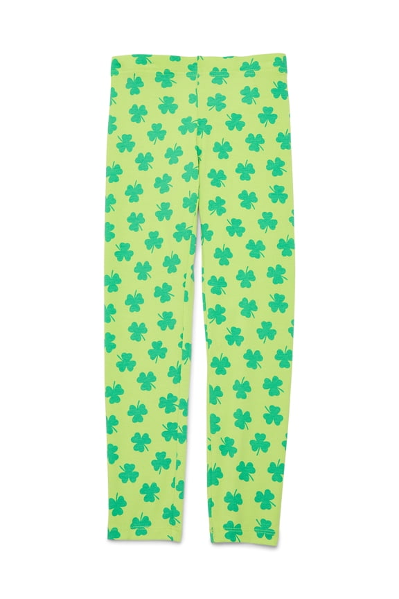 St. Patrick's Day Girls Print Leggings from Way To Celebrate, Sizes 4-18
