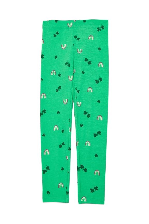 St. Patrick's Day Girls Print Leggings from Way To Celebrate, Sizes 4-18