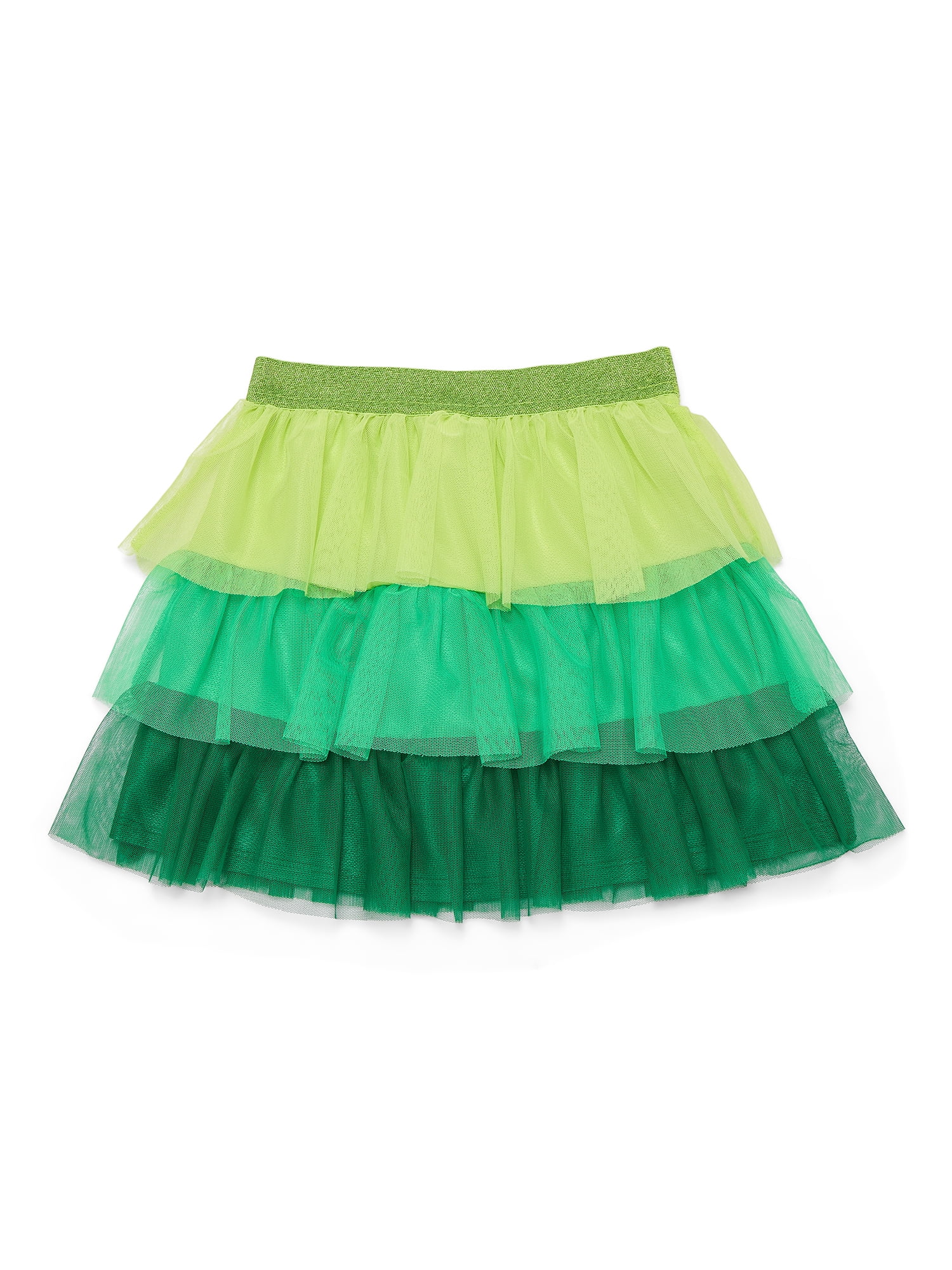 St. Patrick's Day Girls Tiered Tutu Skirt from Way To Celebrate, Sizes 4-18