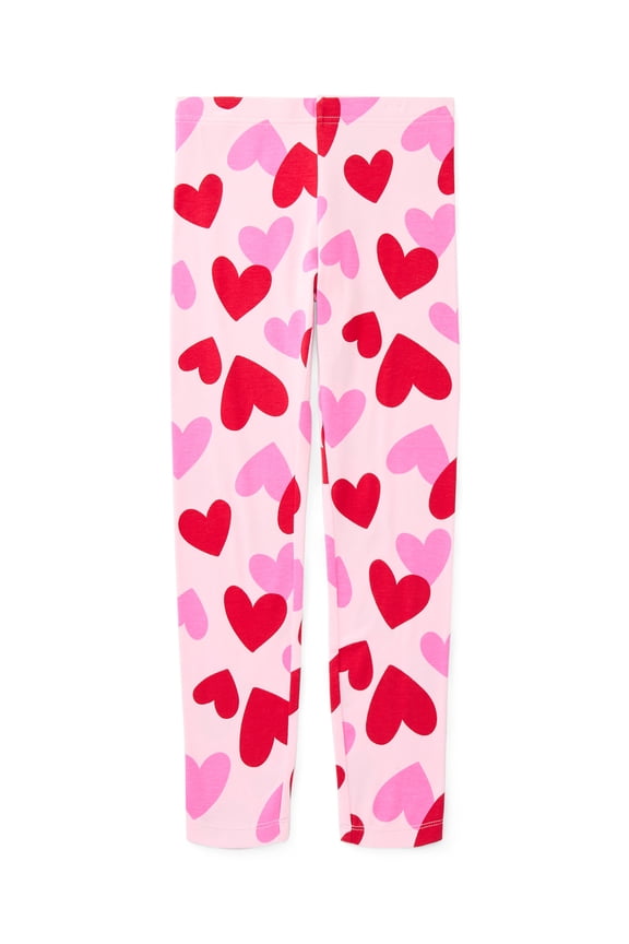 Girls Valentine's Day Leggings, Sizes 4-18