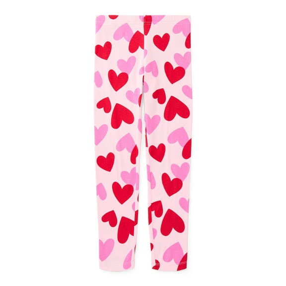 Way To Celebrate Girls Valentine's Day Leggings, Sizes 4-18
