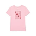 thumbnail image 1 of Valentine's Day Girls Graphic Tee from Way To Celebrate, Sizes 4-18, 1 of 3