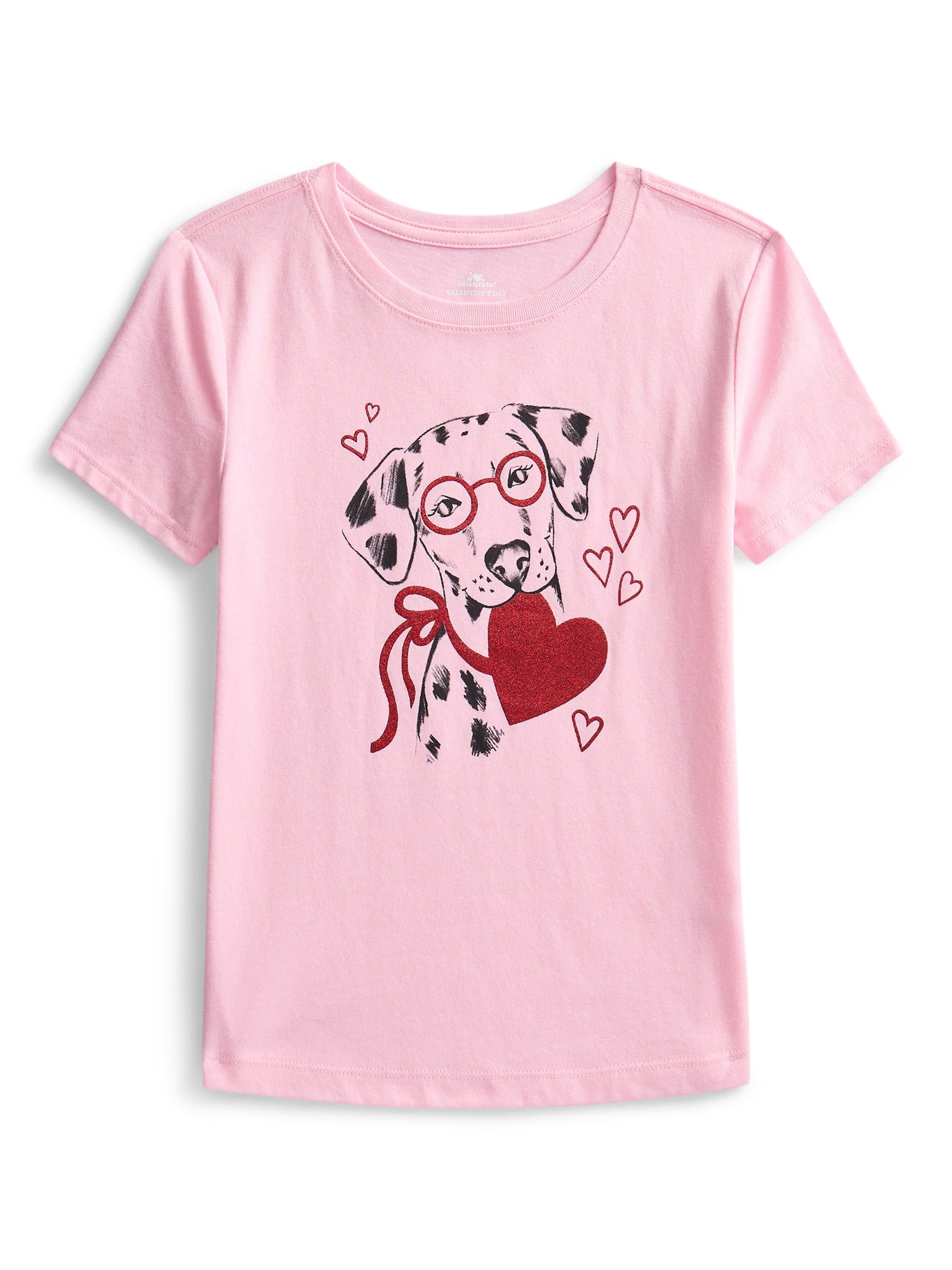 Valentine's Day Girls Graphic Tee from Way To Celebrate, Sizes 4-18