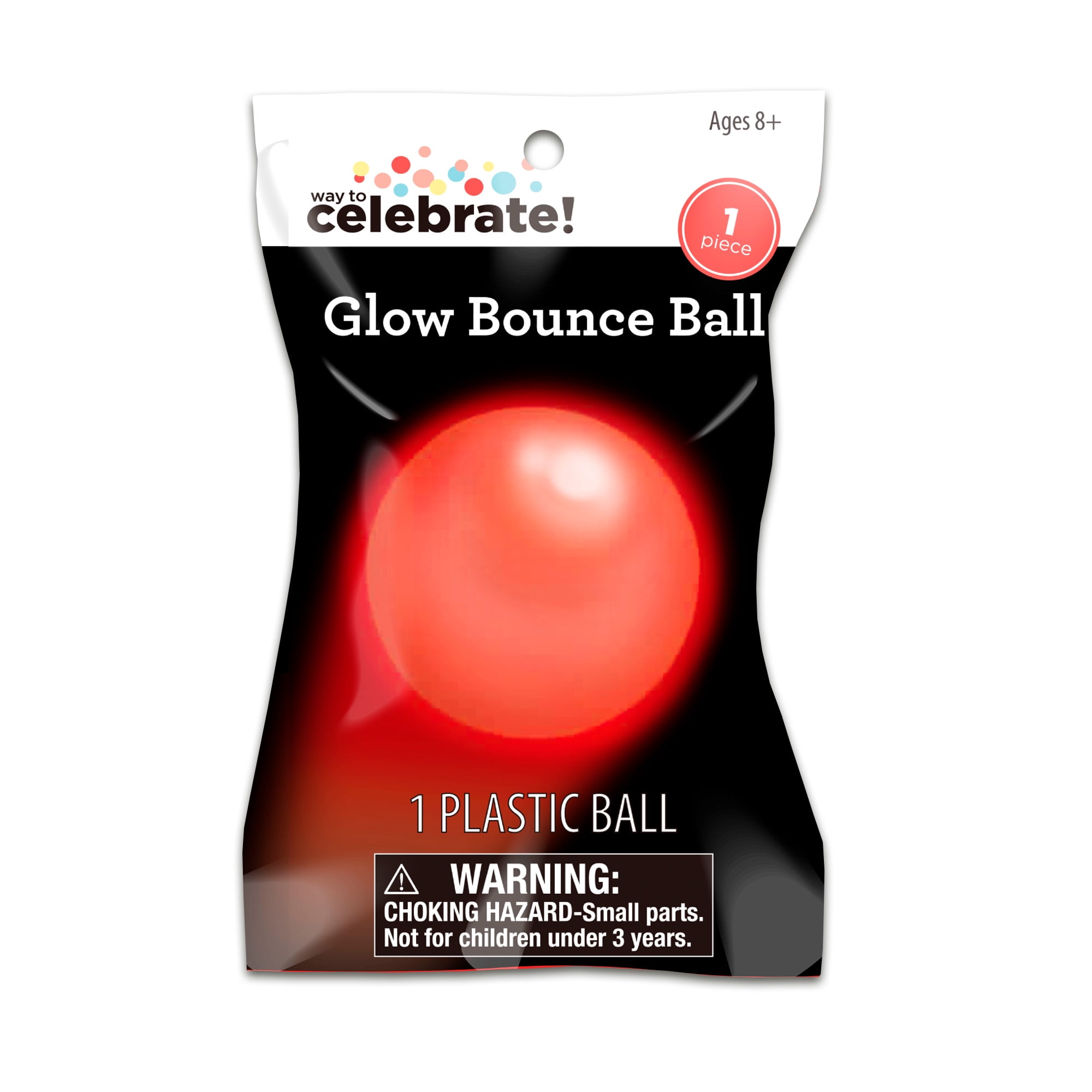 Way To Celebrate! Glow Bouncing Ball ASTM