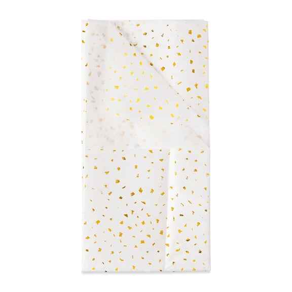 Way To Celebrate Gold Hotstamp Gift Wrap Tissue Paper, 12 Count