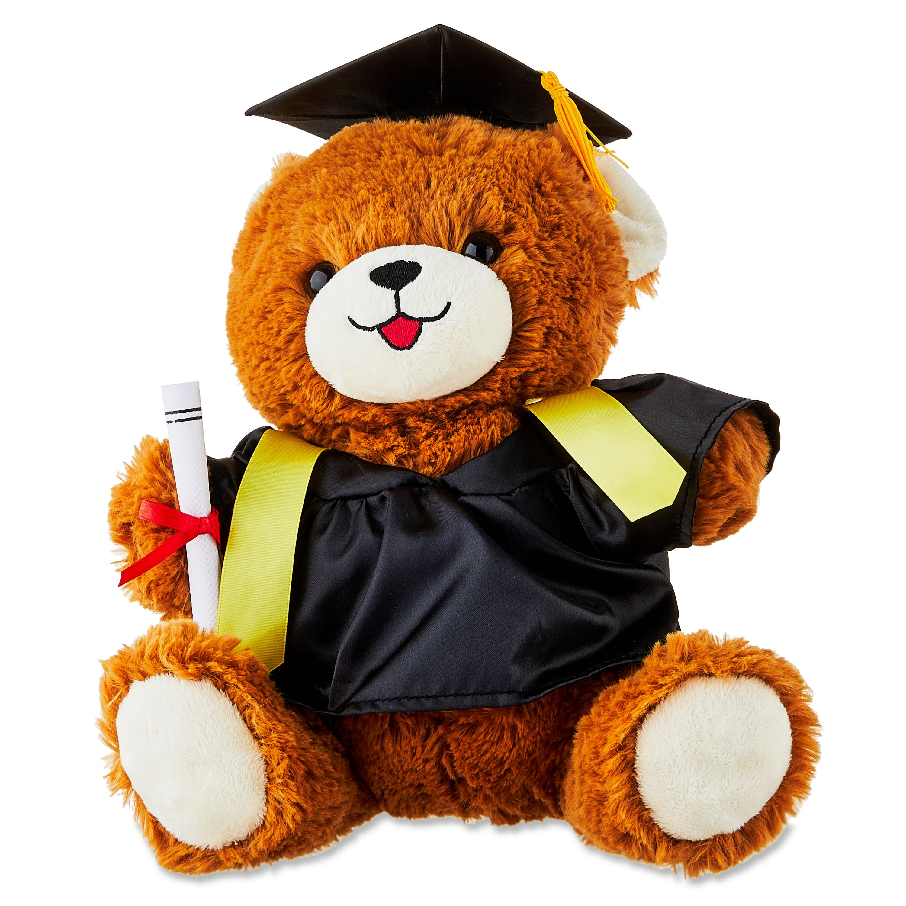 Way To Celebrate Graduation 11 Inch Plush Recordable Brown Bear