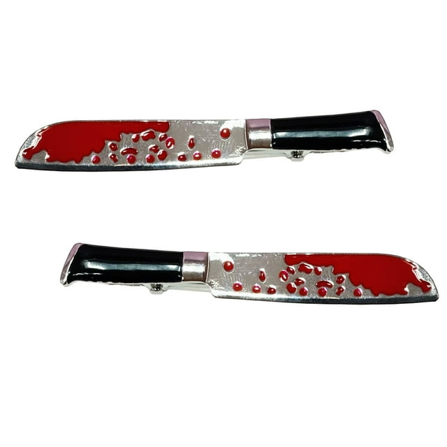 Halloween Bloody Knife Hair Clips, 2 Count, by Way To Celebrate