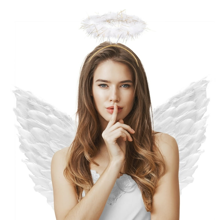 Angel Wings With Halo Costume