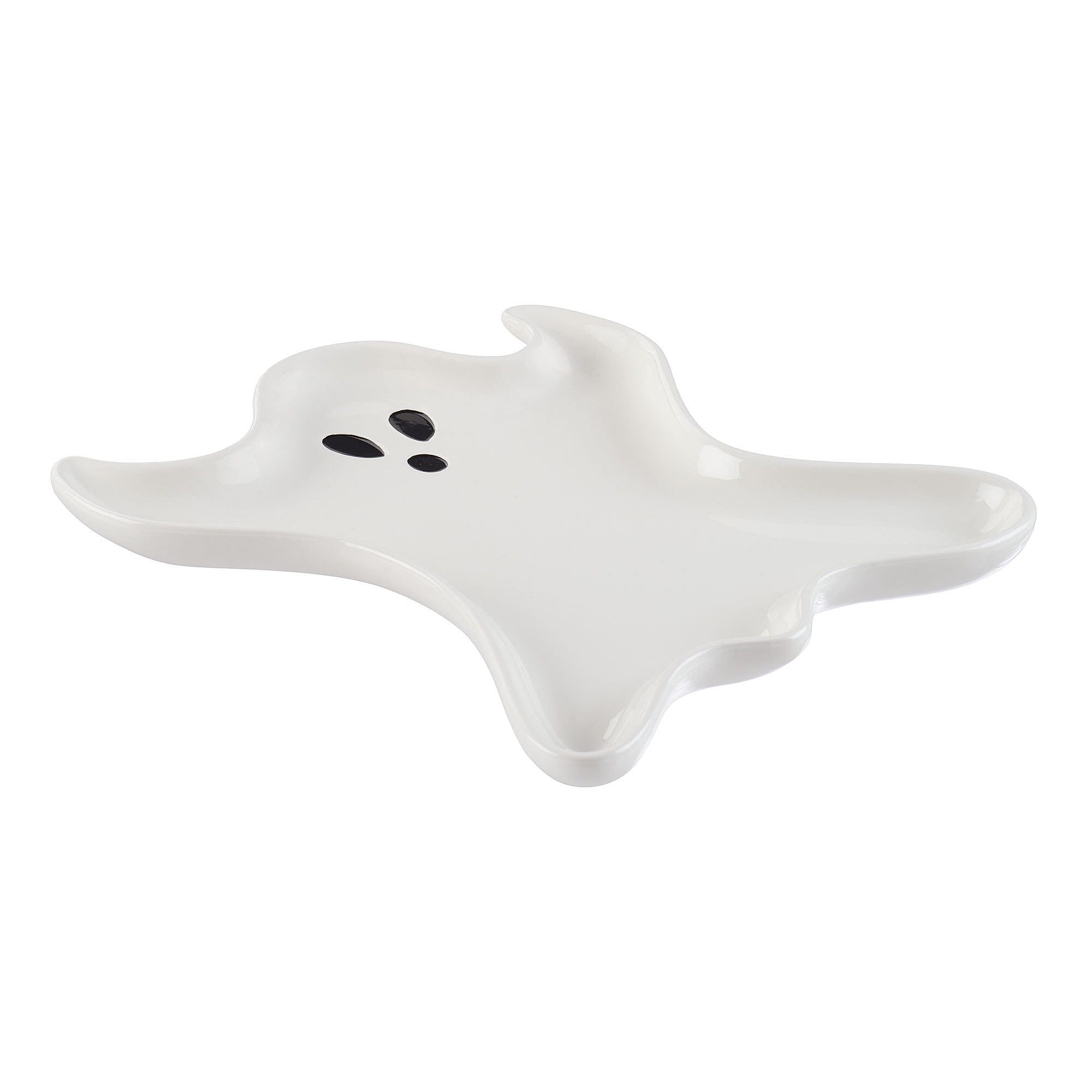 Way To Celebrate Halloween Ghost Earthenware Serving Tray, 9.84 -  Walmart.com