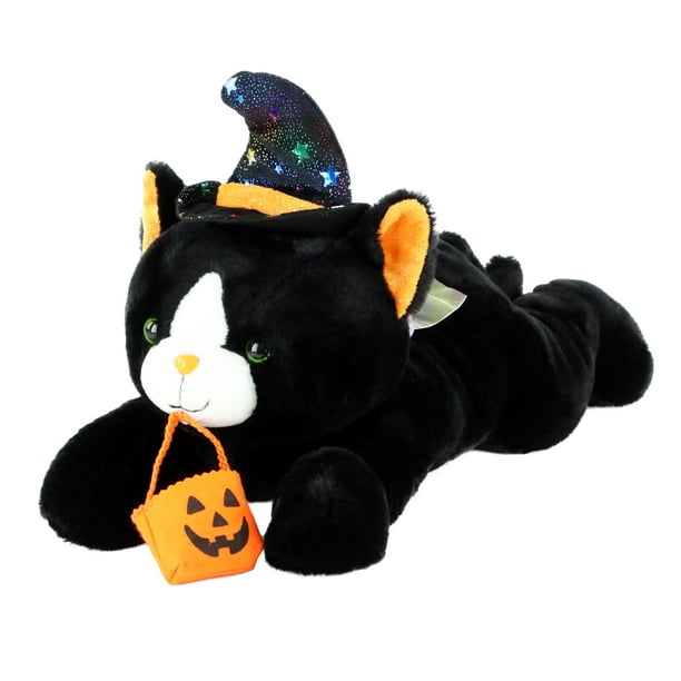 Way To Celebrate Halloween Heavenly Soft Animal Friends Plush Toy, Cat ...