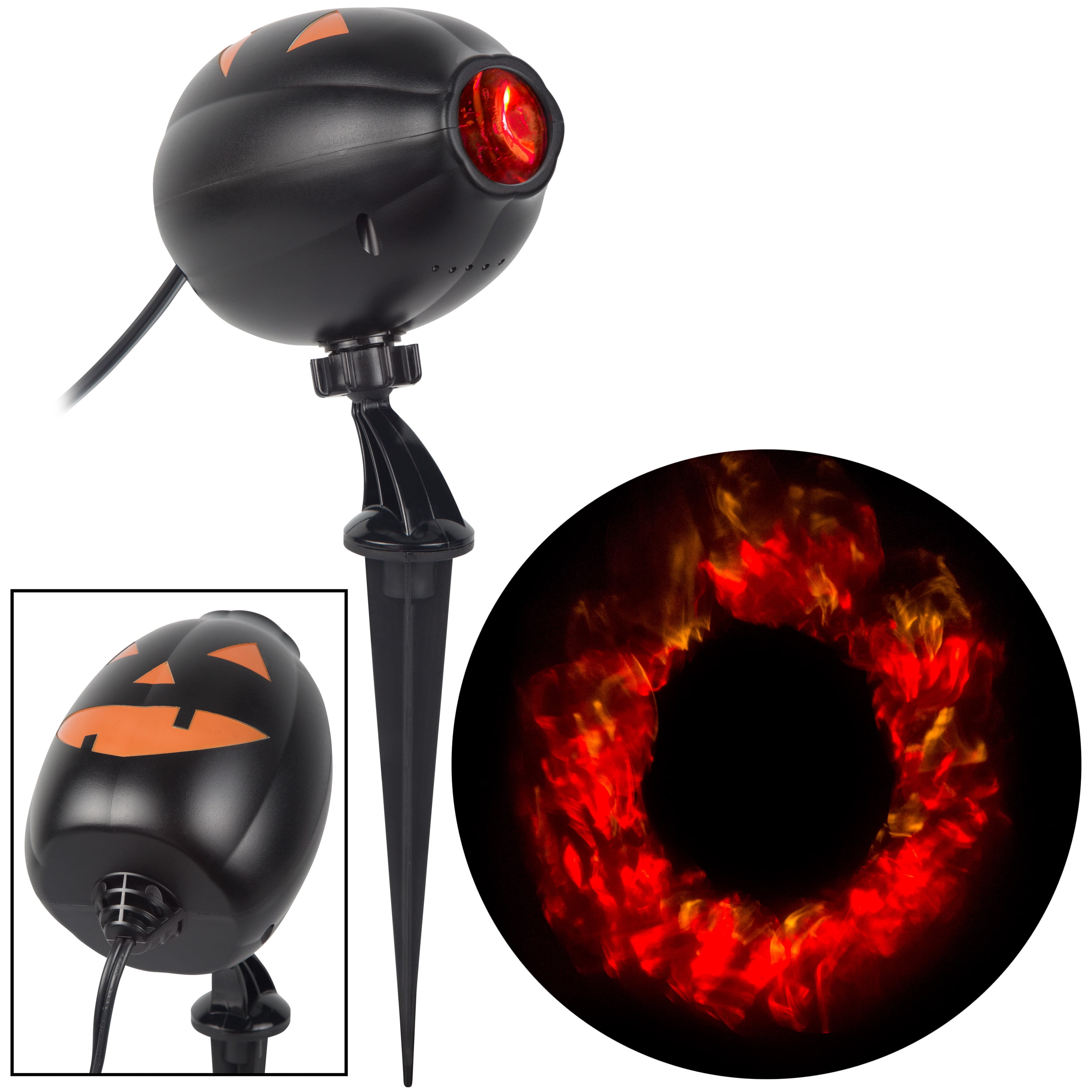 Way To Celebrate Halloween Projection Lightshow, Ring of Fire, Red and