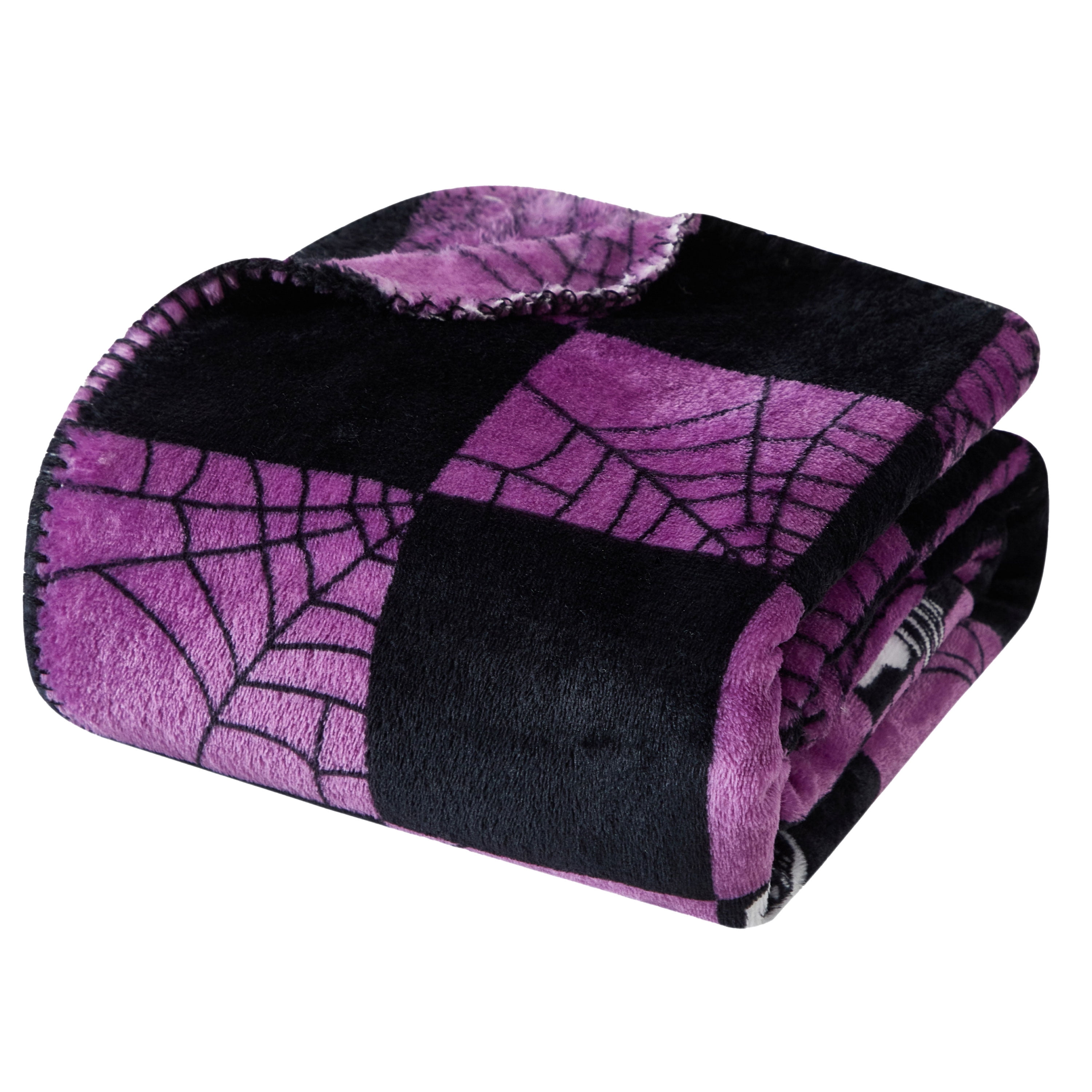 Purple and 2025 black blanket