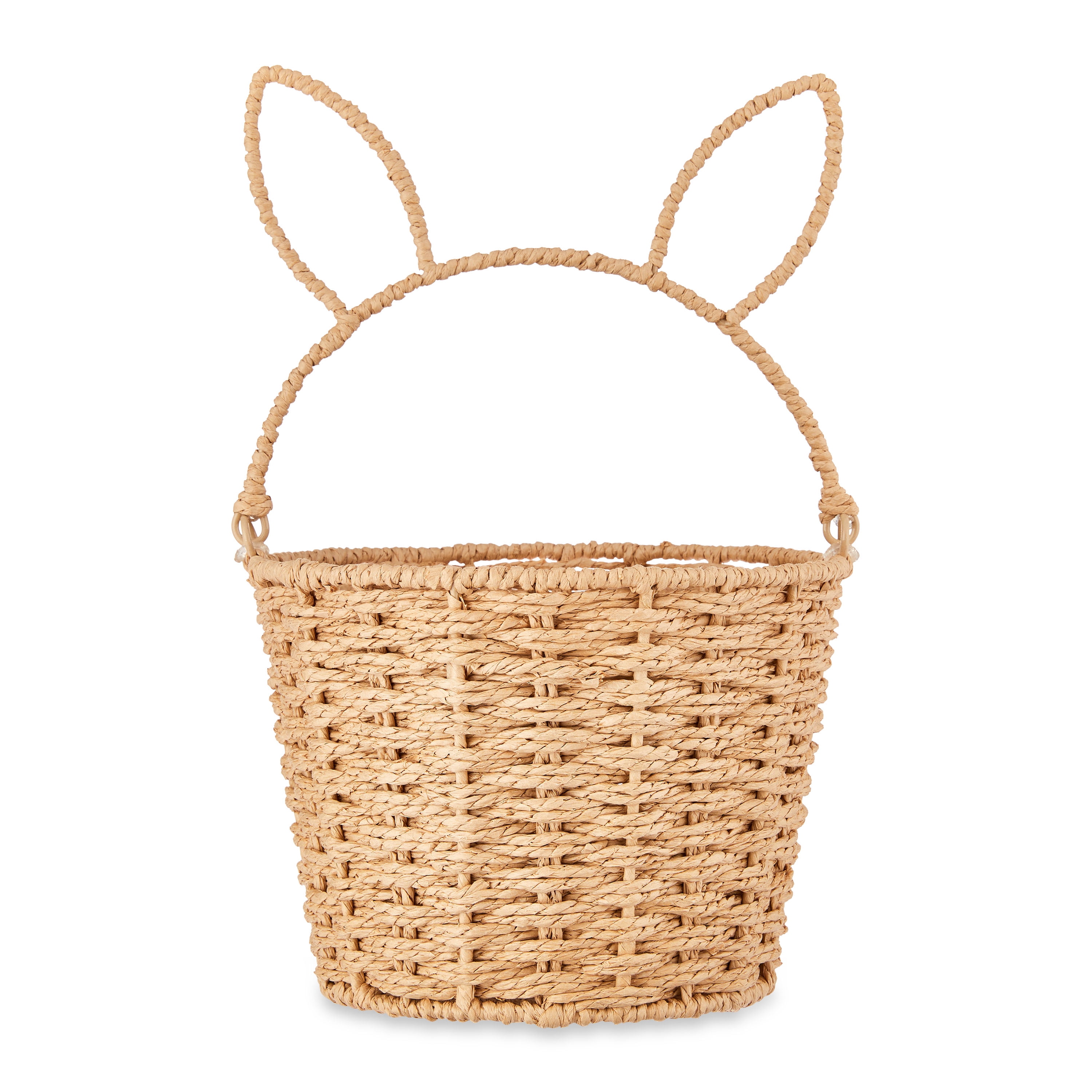 Way To Celebrate Medium Round Natural Paper Rope Easter Basket