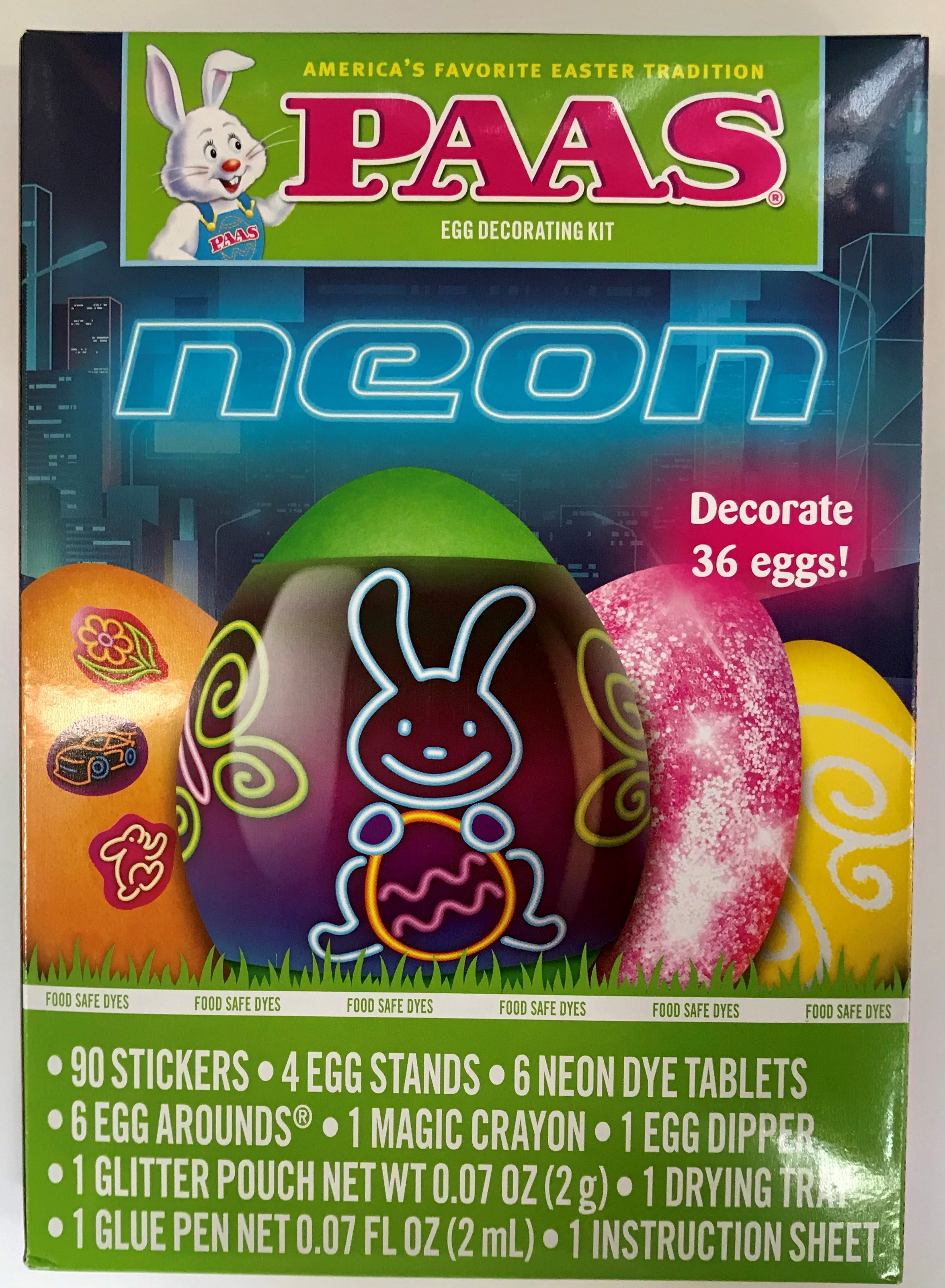 Way To Celebrate Paas Neon Easter Egg Dye Kit