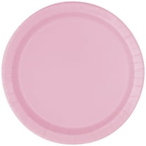 Disposable Paper Plates, 9", Light Pink, 20 Pieces, by Way To Celebrate