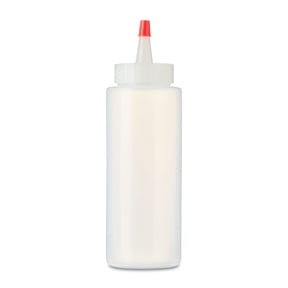 6 fl oz, Clear Plastic Squeeze Bottle, by Way To Celebrate