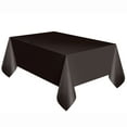 thumbnail image 1 of Rectangular 54" x 108" Black Plastic Table Cover by Way To Celebrate, 1 of 3