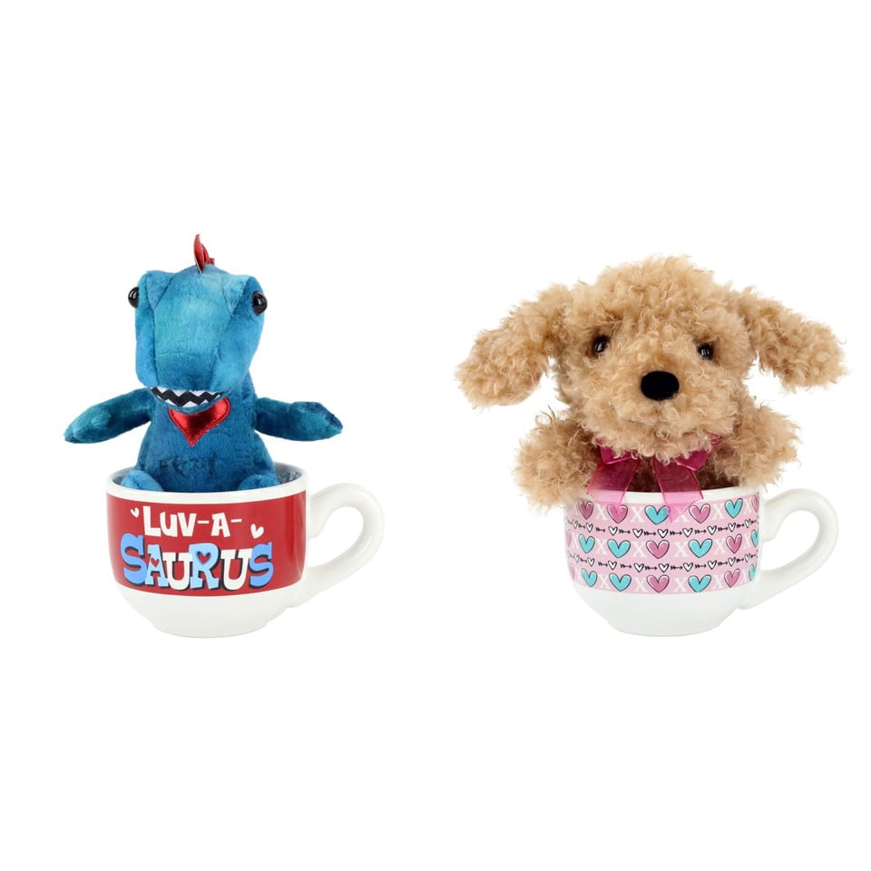 Way To Celebrate Plush In Mug Asmt2