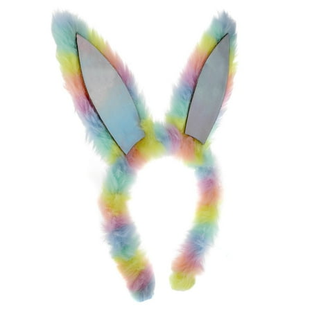 Way To Celebrate Rainbow Easter Bunny Ears Headband