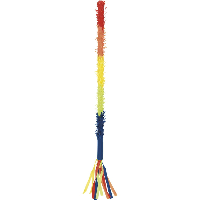 Way to Celebrate! Rainbow Party Pinata Stick, 2.5ft, Size: 2.5