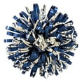 thumbnail image 1 of Way To Celebrate Shiny Metallic Pom Pom Gift Bow, Polypropylene, Blue, 4 in, 1 of 2