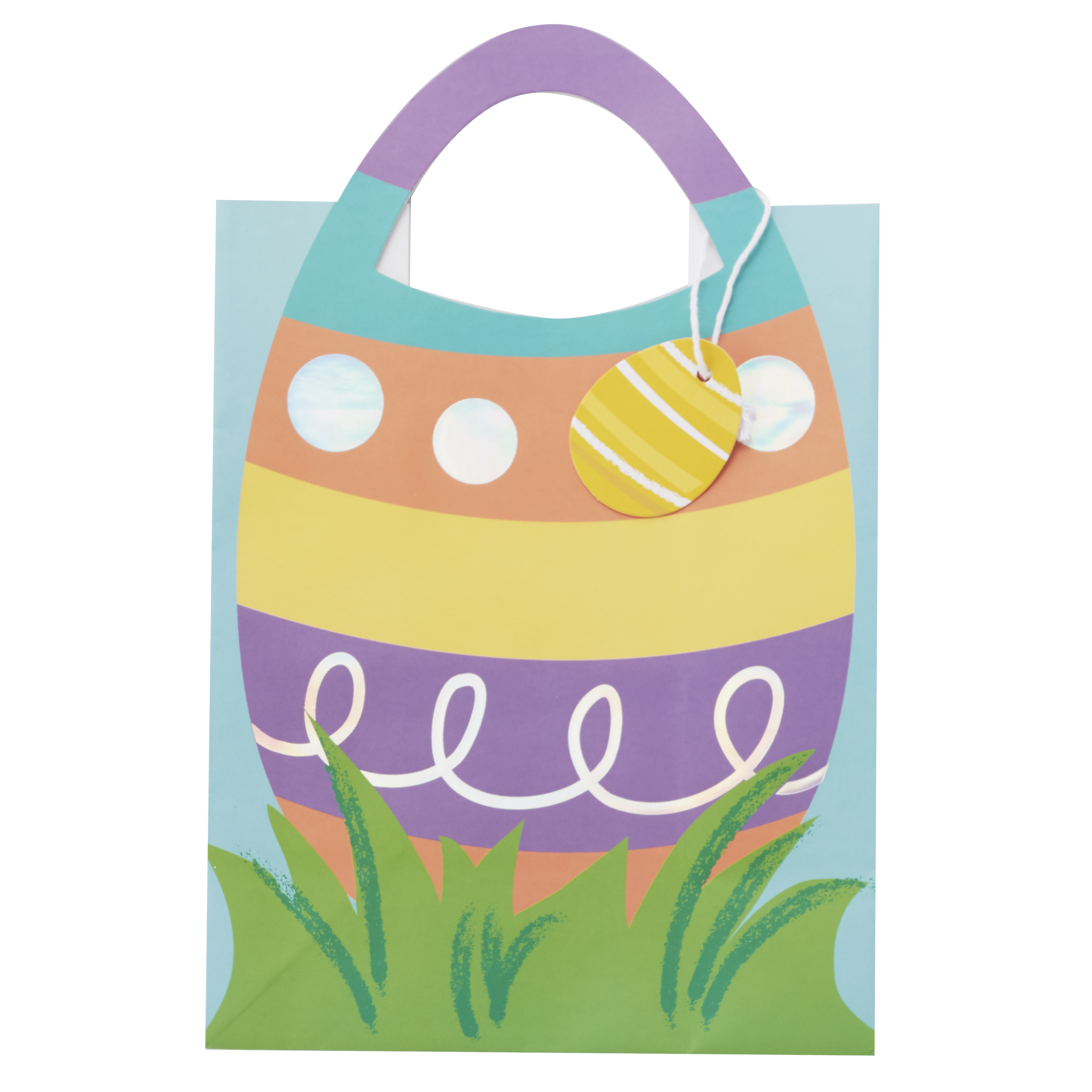 Way To Celebrate Small Easter Egg Die Cut Bag