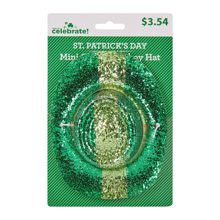 Paddys Day Mini Glitter Top Hat Paddys Day Mini Glitter Top Hat