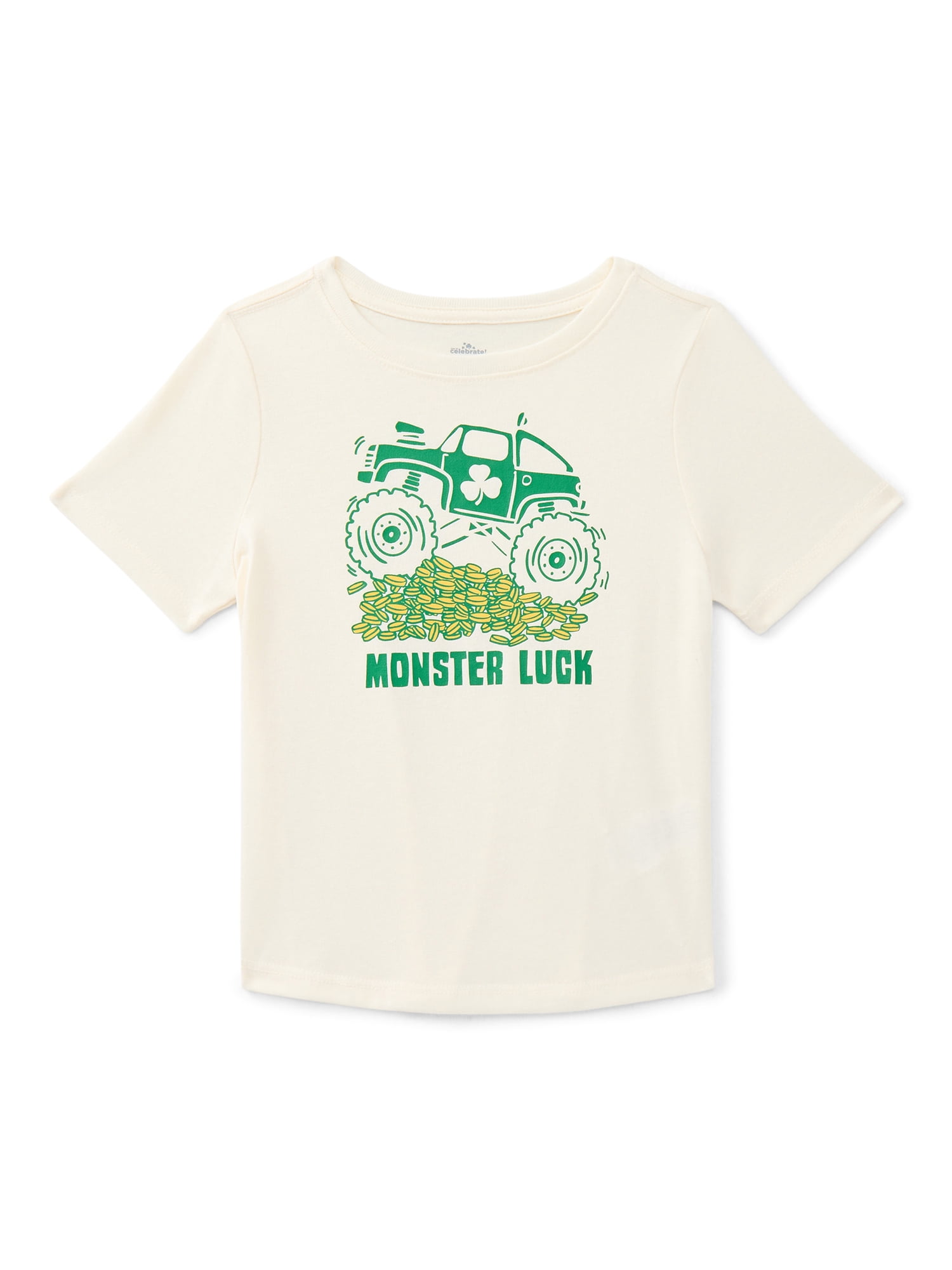 St. Patrick’s Day Toddler Boys or Girls Short Sleeve T-Shirt from Way To Celebrate, Sizes 12M-5T
