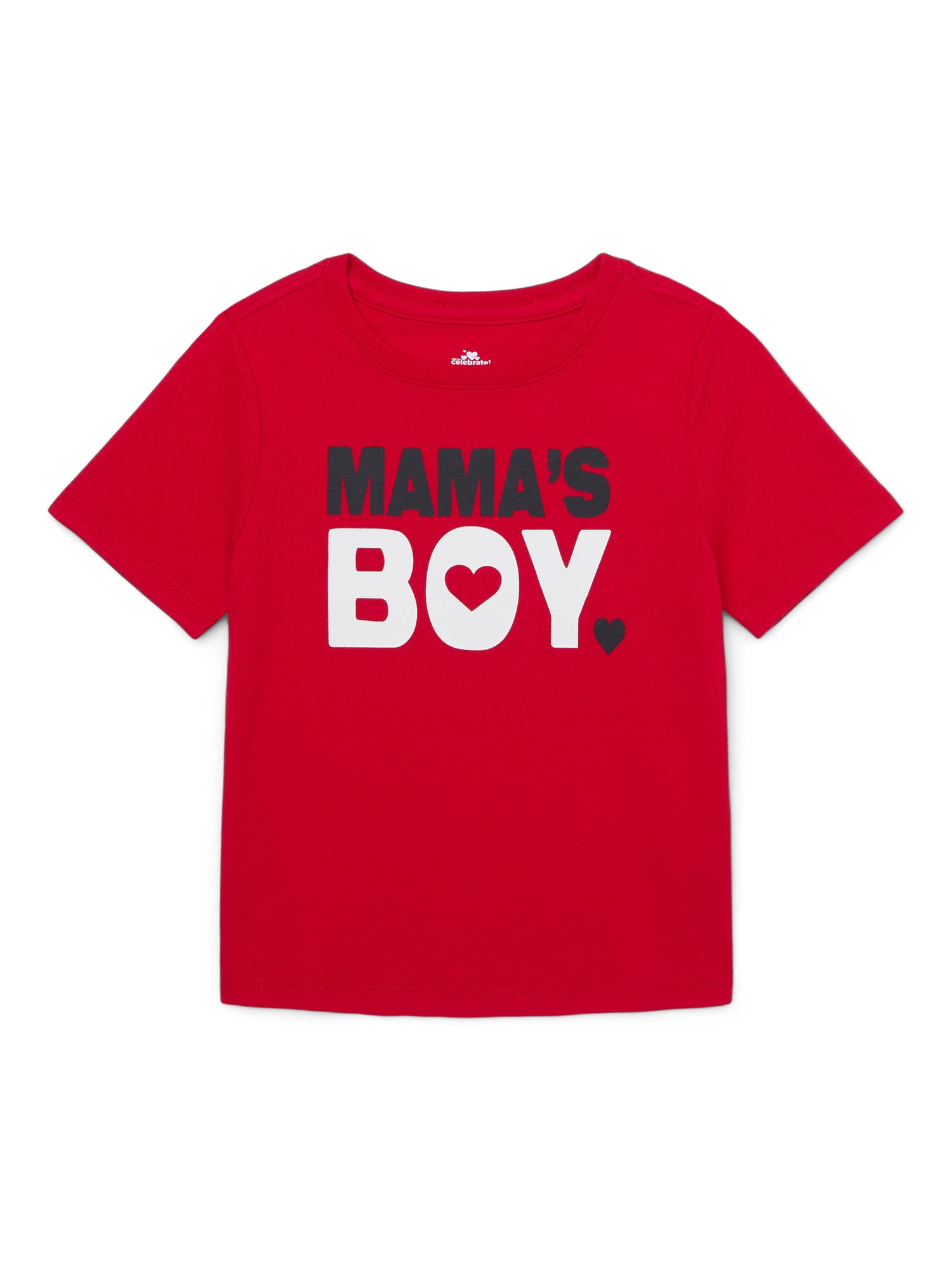 Way To Celebrate Toddler Boy Valentine's Day Short Sleeve Graphic T-Shirt, Sizes 12M-5T