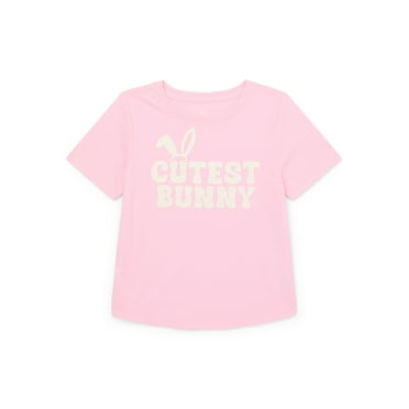 Way To Celebrate Toddler Girl Easter Short Sleeve Graphic T-Shirt, Sizes 12M-5T