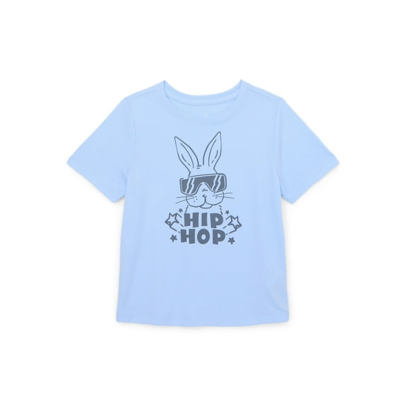 Way To Celebrate Toddler Girl Easter Short Sleeve Graphic T-Shirt, Sizes 12M-5T