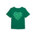 thumbnail image 1 of Way To Celebrate Toddler Girl St. Patrick's Day Short Sleeve Graphic T-Shirt, Sizes 18M-5T, 1 of 3
