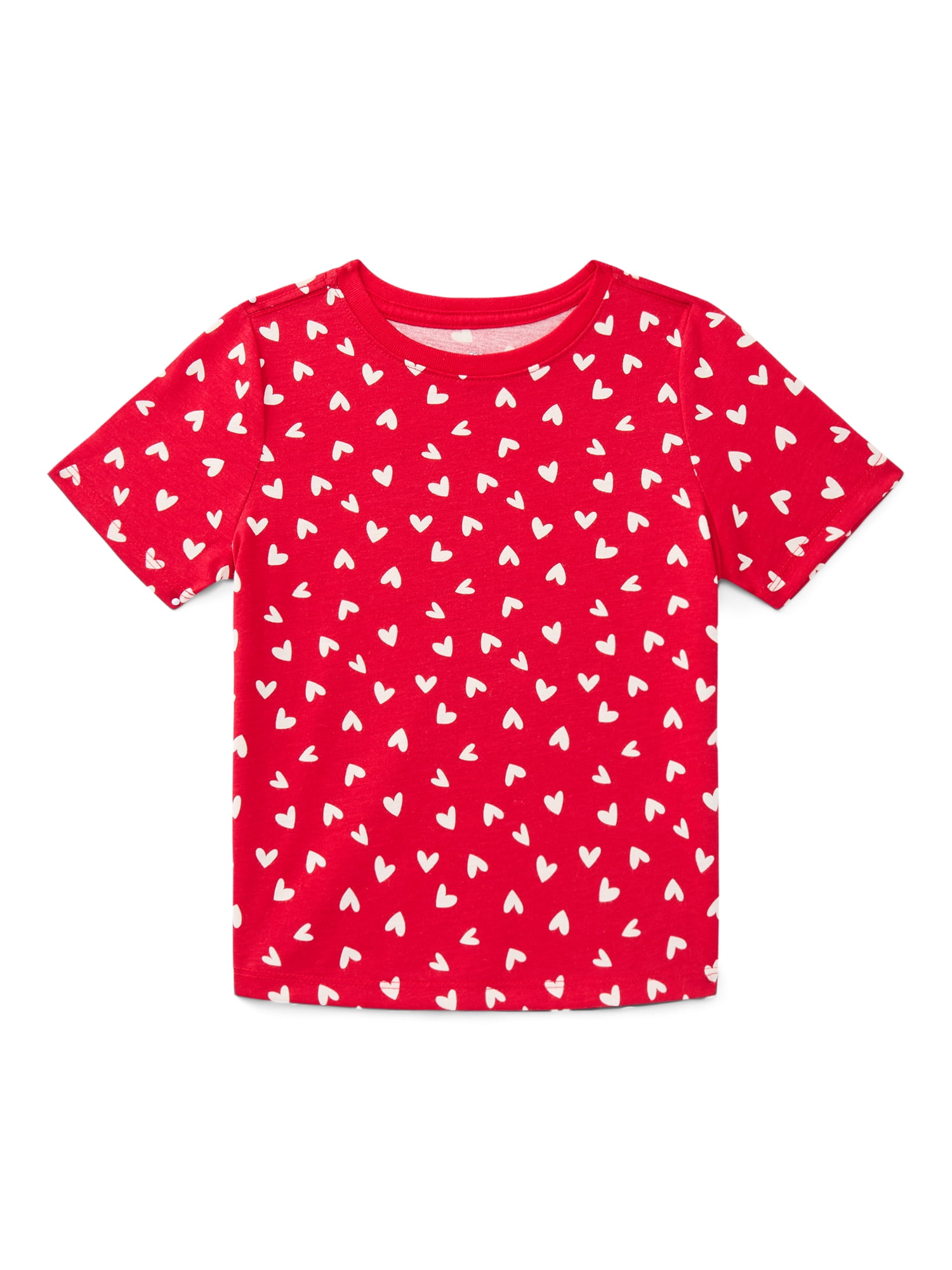 Valentine’s Day Toddler Boys or Girls Short Sleeve T-Shirt from Way to Celebrate, Sizes 12M-5T