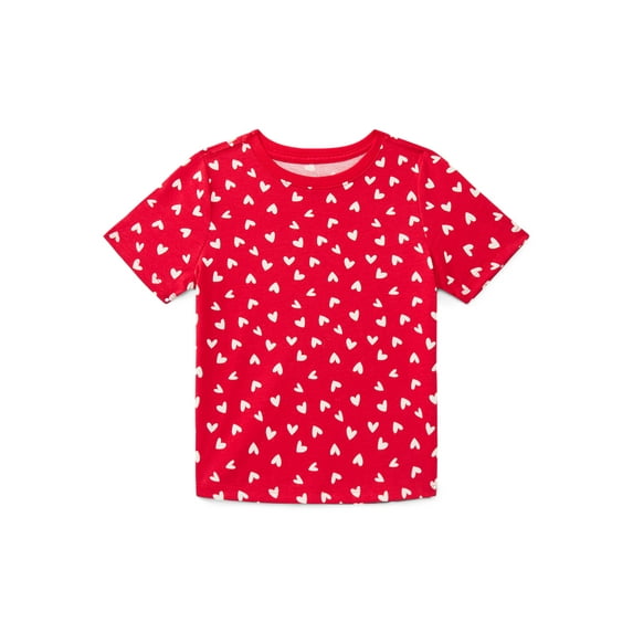 Valentine’s Day Toddler Boys or Girls Short Sleeve T-Shirt from Way to Celebrate, Sizes 12M-5T