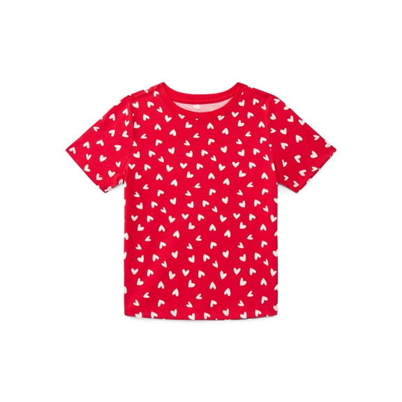 Valentine’s Day Toddler Boys or Girls Short Sleeve T-Shirt from Way to Celebrate, Sizes 12M-5T