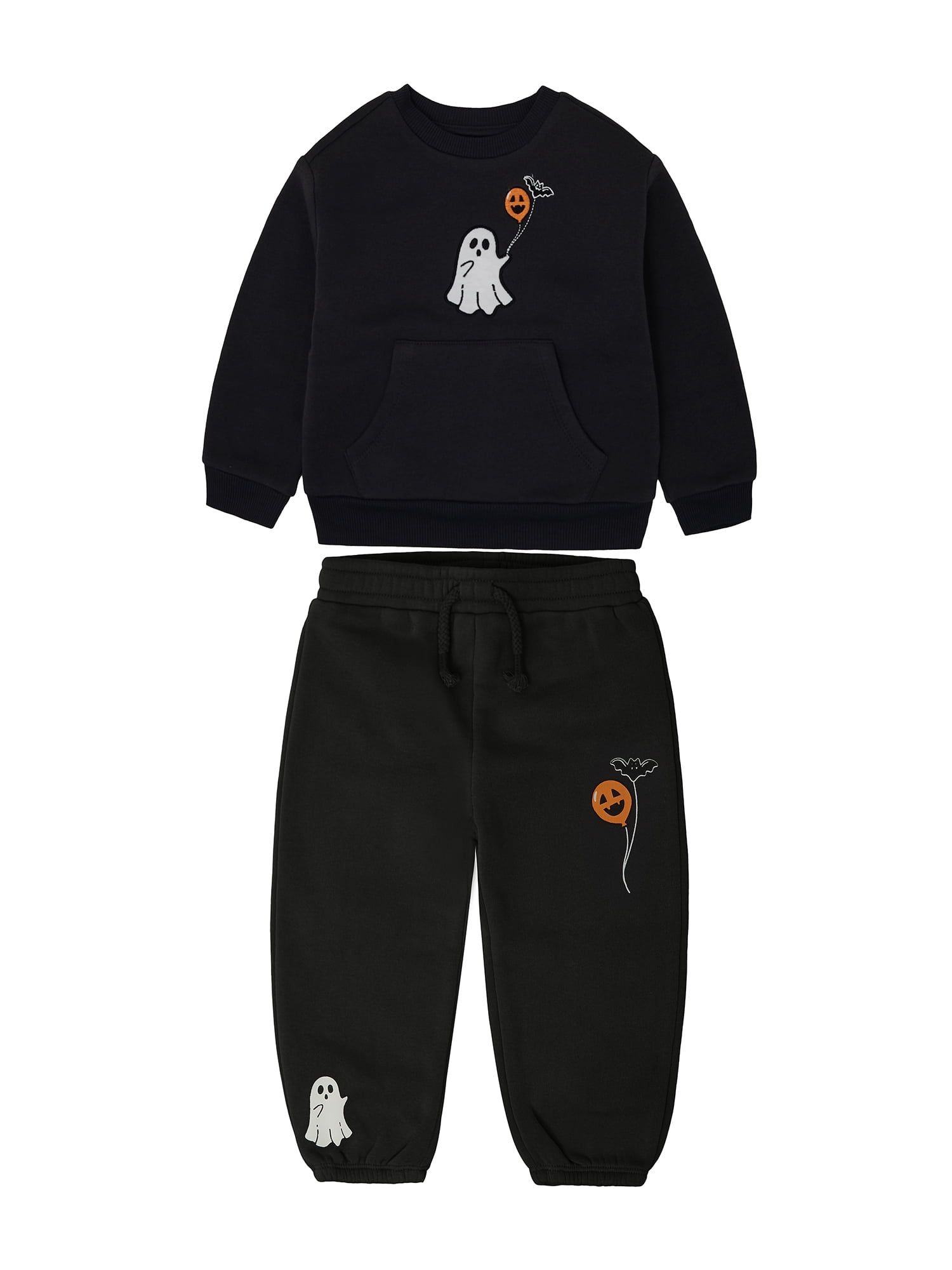 Way To Celebrate Toddler Halloween Pullover and Jogger Set, Sizes 12M-5T