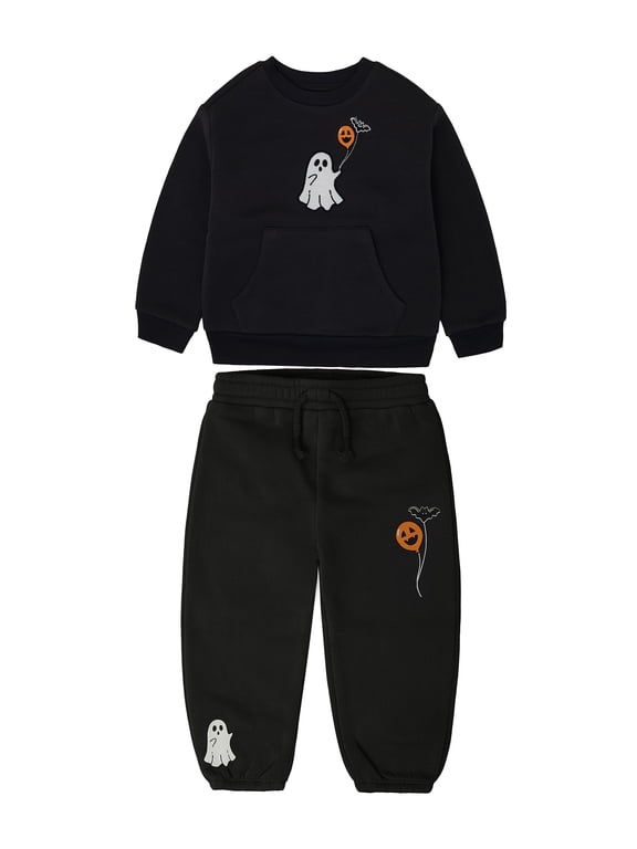 Toddler Halloween Pullover and Jogger Set, Sizes 12M-5T