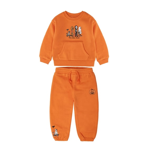 Way To Celebrate Toddler Halloween Pullover and Jogger Set, Sizes 12M-5T