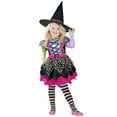 Polka Dot Witch Halloween Costume for Toddler Girls, Size 34T, by Way
