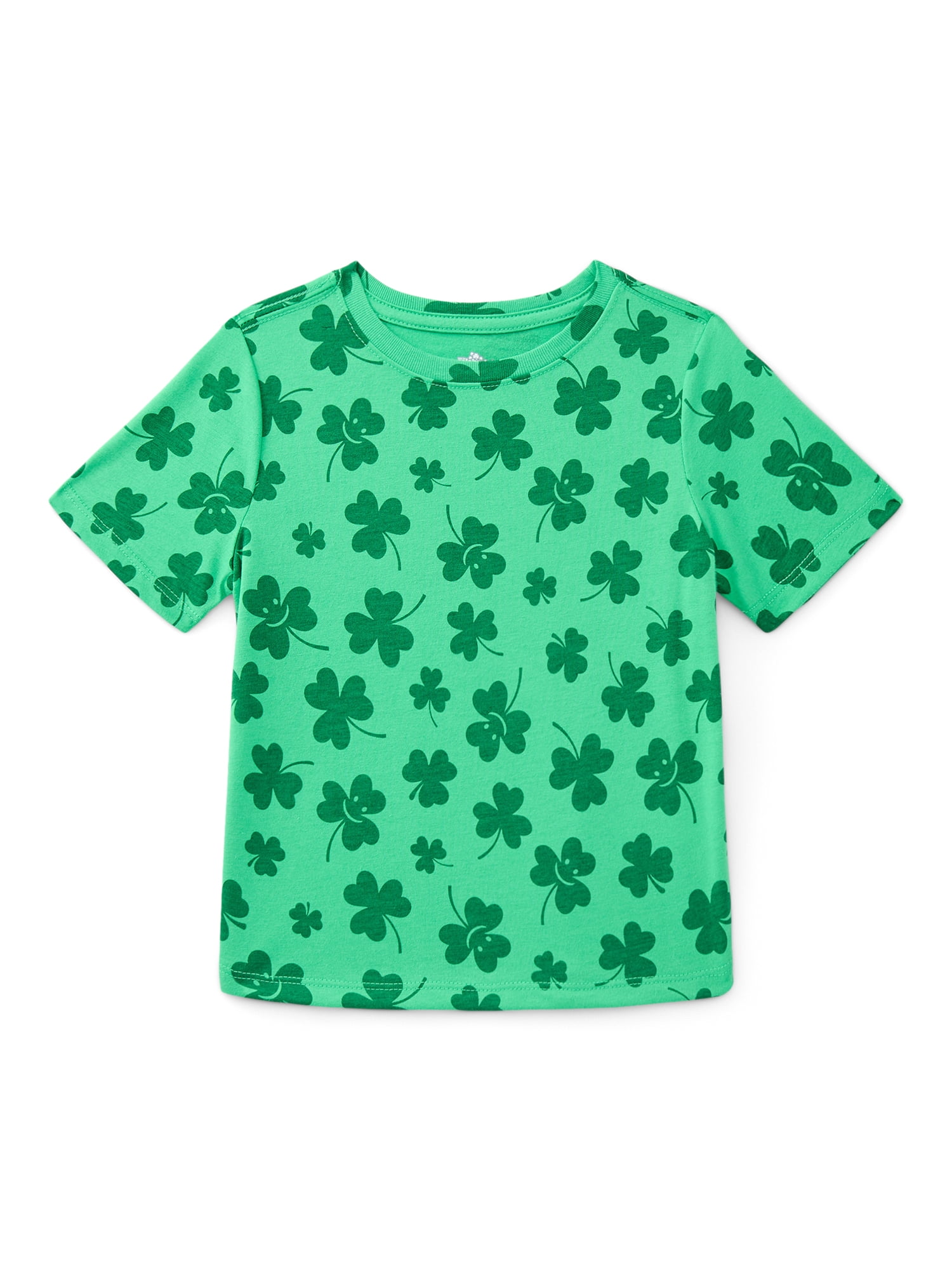 St. Patrick’s Day Toddler Boys or Girls Short Sleeve T-Shirt from Way To Celebrate, Sizes 12M-5T