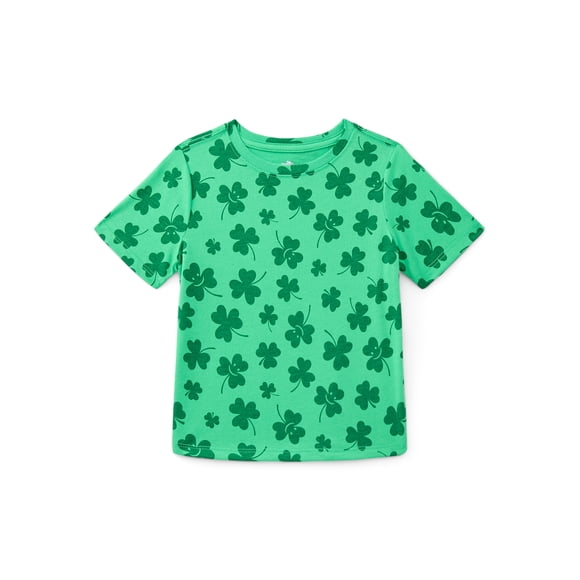 St. Patrick’s Day Toddler Boys or Girls Short Sleeve T-Shirt from Way To Celebrate, Sizes 12M-5T
