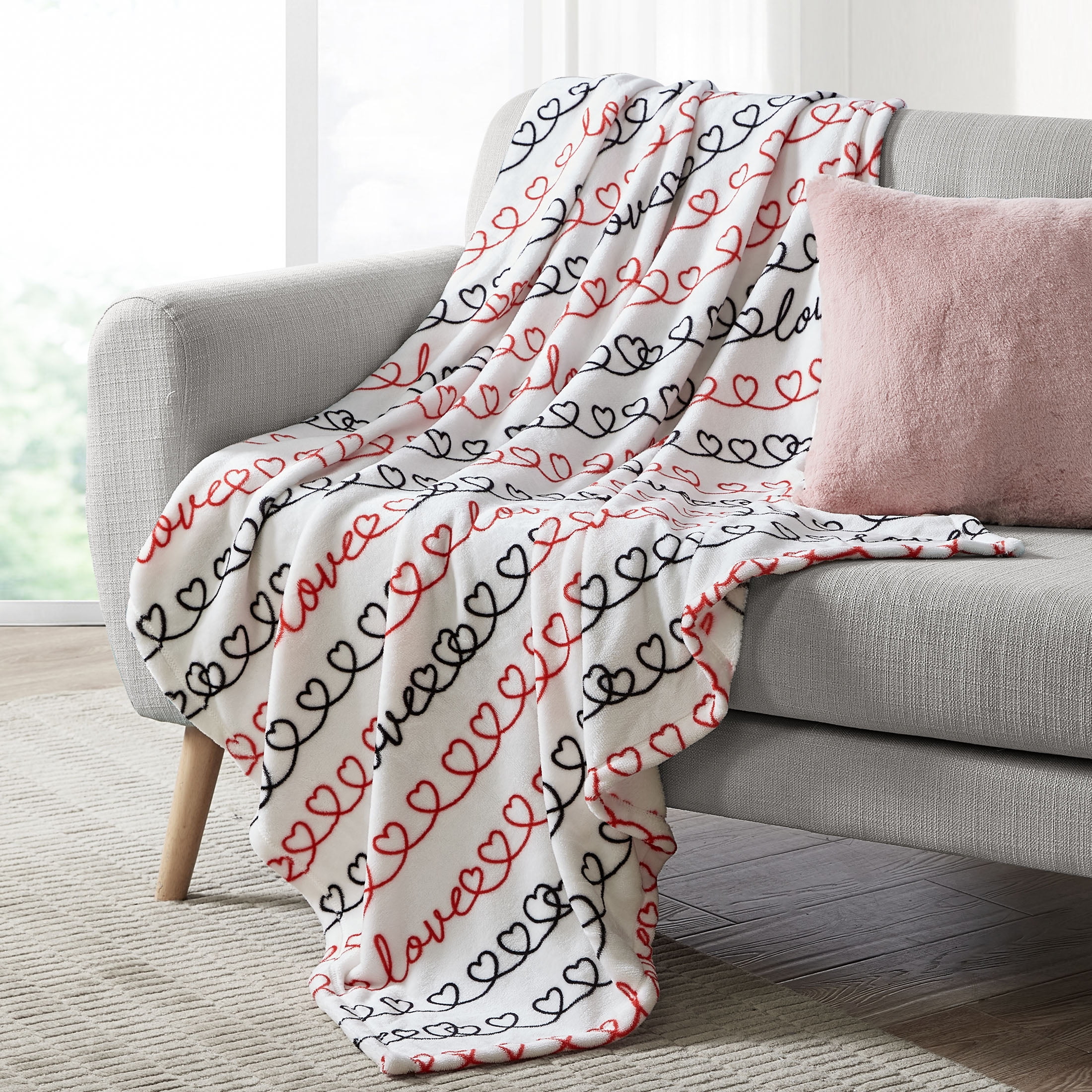 Valentine's day throw blanket walmart hotsell