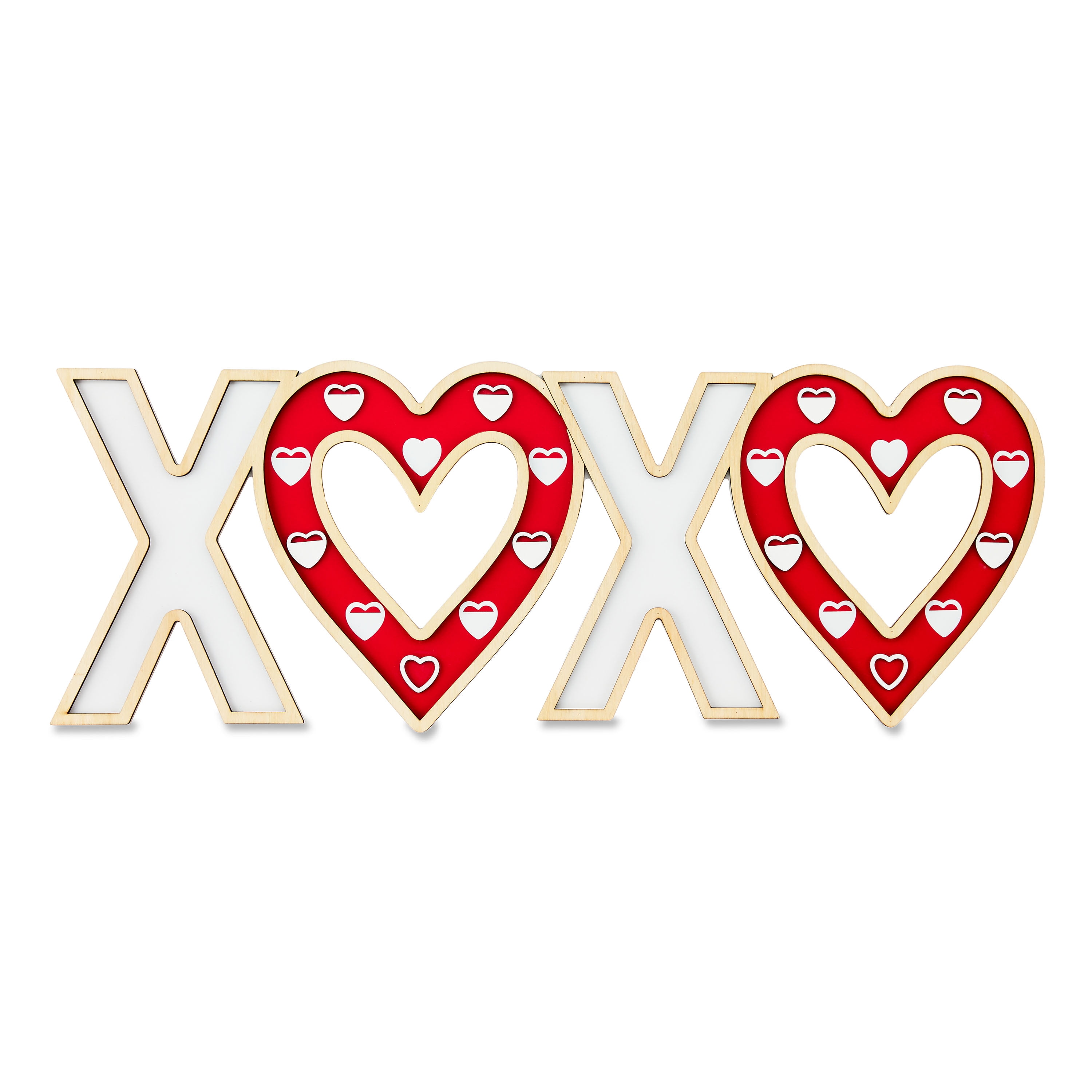 Way To Celebrate Valentine Large XOXO Wall Décor Sign