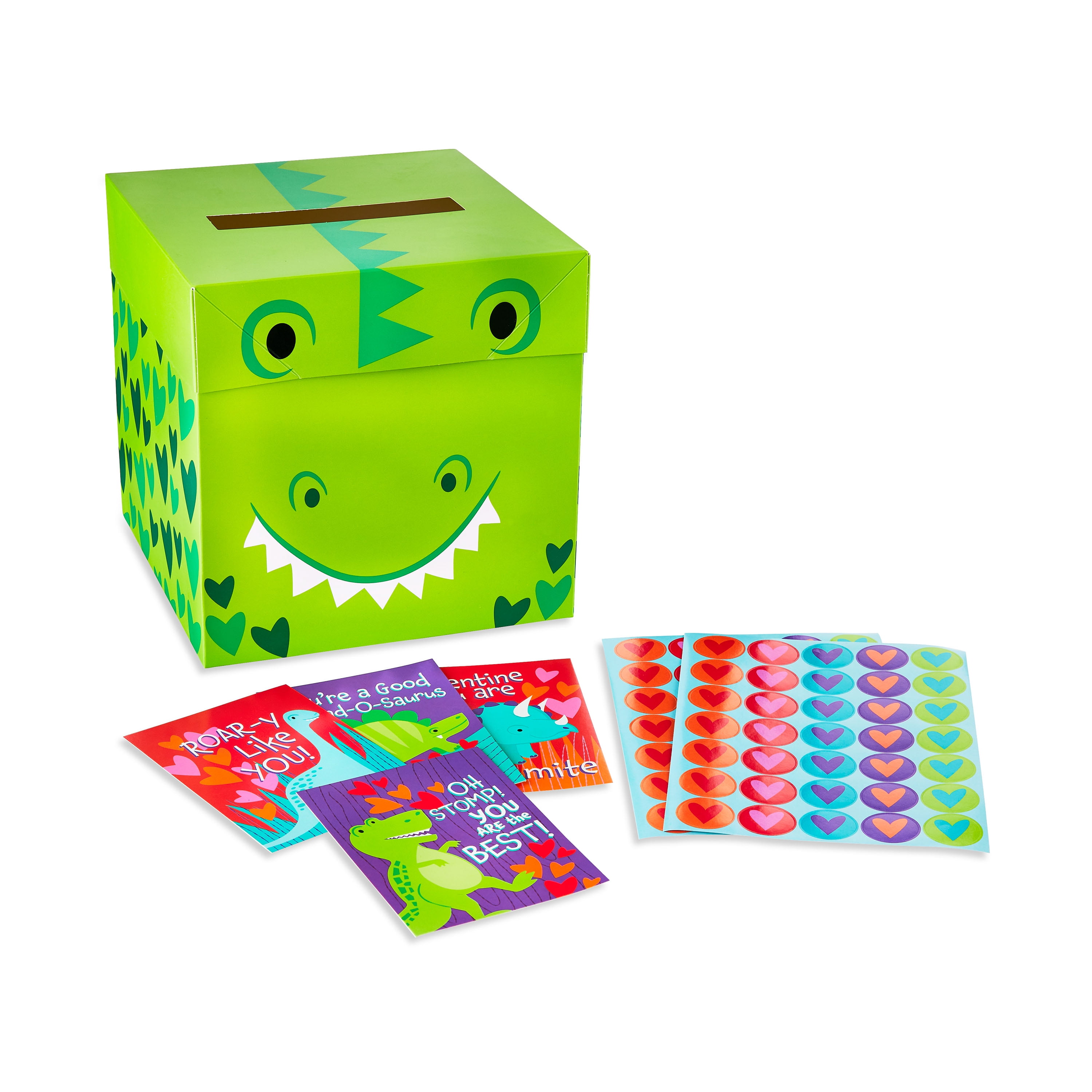 Way To Celebrate Valentine's Day Mailbox Kit, Dinosaur