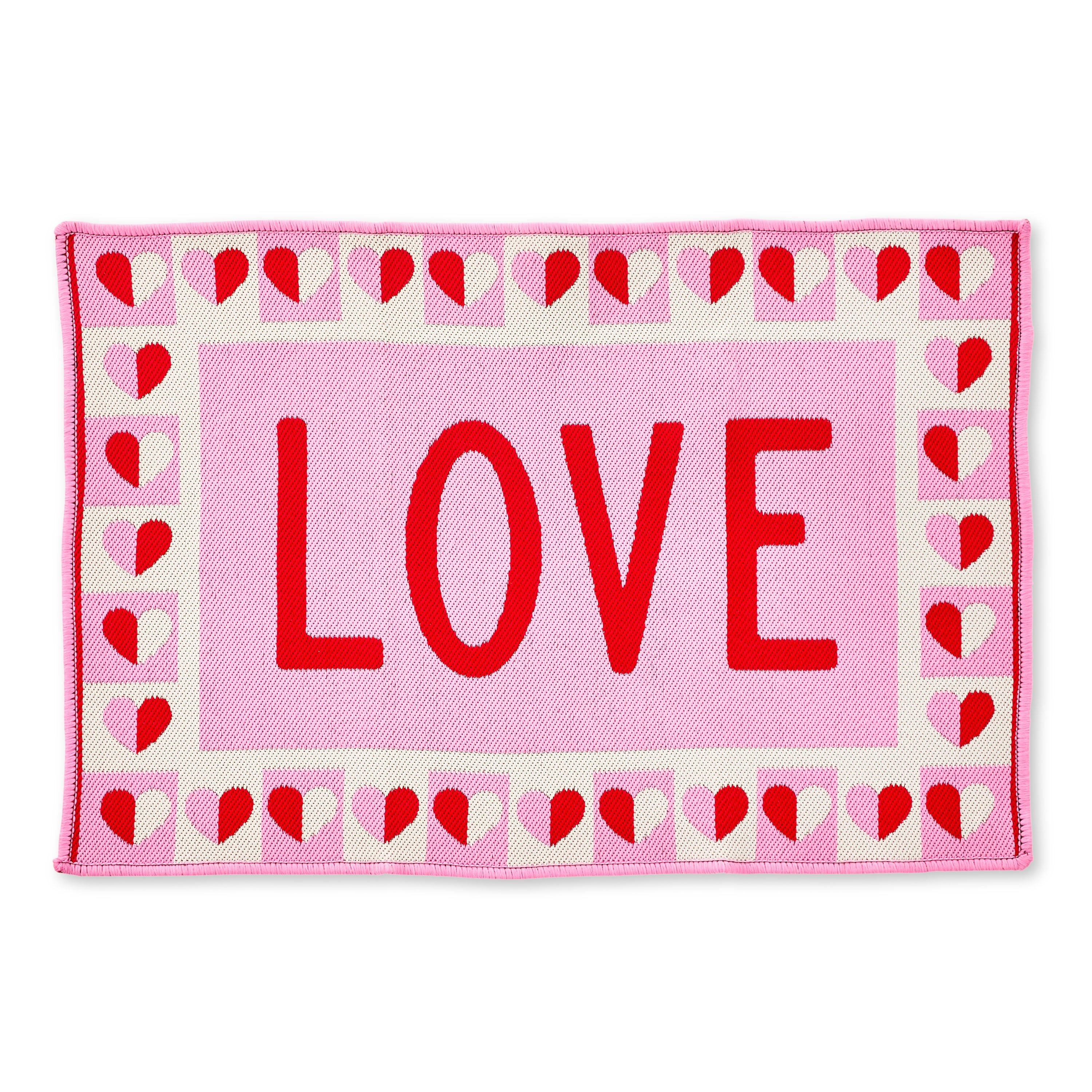 Way To Celebrate Valentine's Day Reversible Accent Rug, Love, 36" x 24