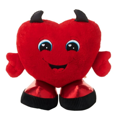 Way To Celebrate Valentine's Day Sweet Red Devil Heartman Plush