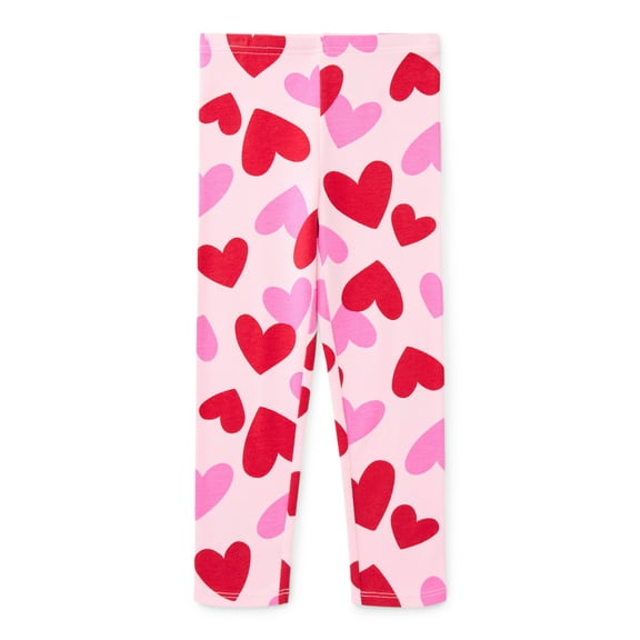 Valentine’s Day Toddler Girls Leggings from Way to Celebrate, Sizes 12M-5T