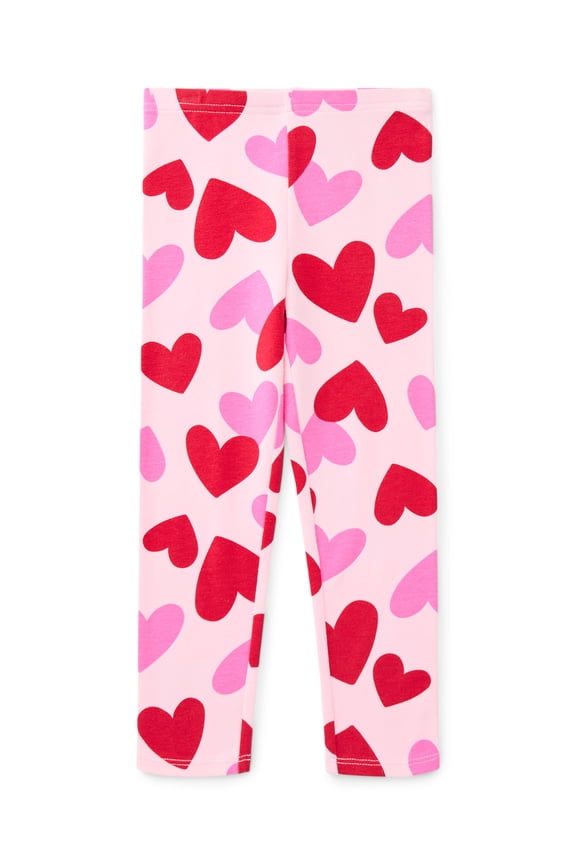 Valentine’s Day Toddler Girls Leggings from Way to Celebrate, Sizes 12M-5T